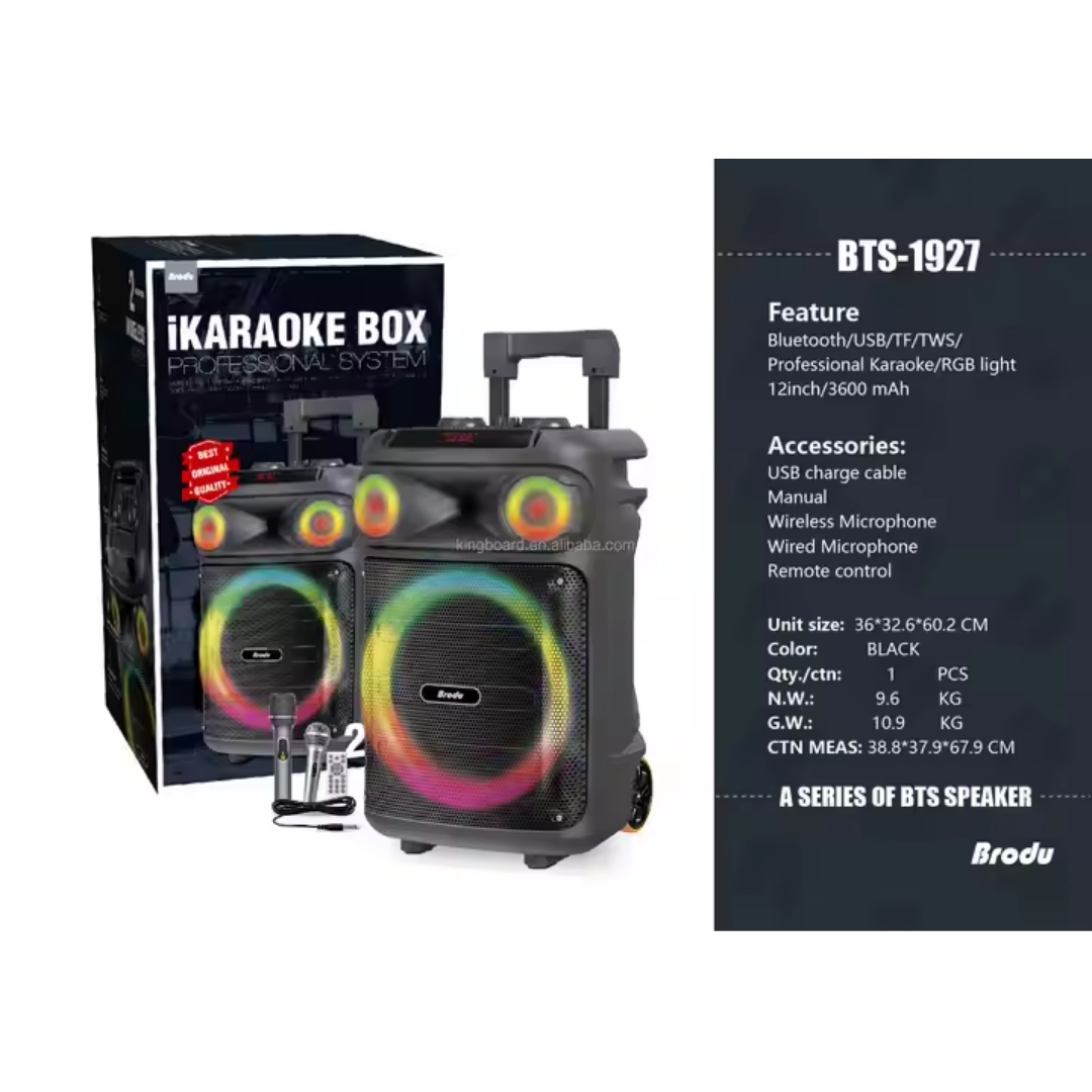 Bts%201785%20Şarjlı%20Taşınabilir%20Bluetooth%20Hoparlör%20100%20w%20Rms%2015%20inc%20Subwoofer%20