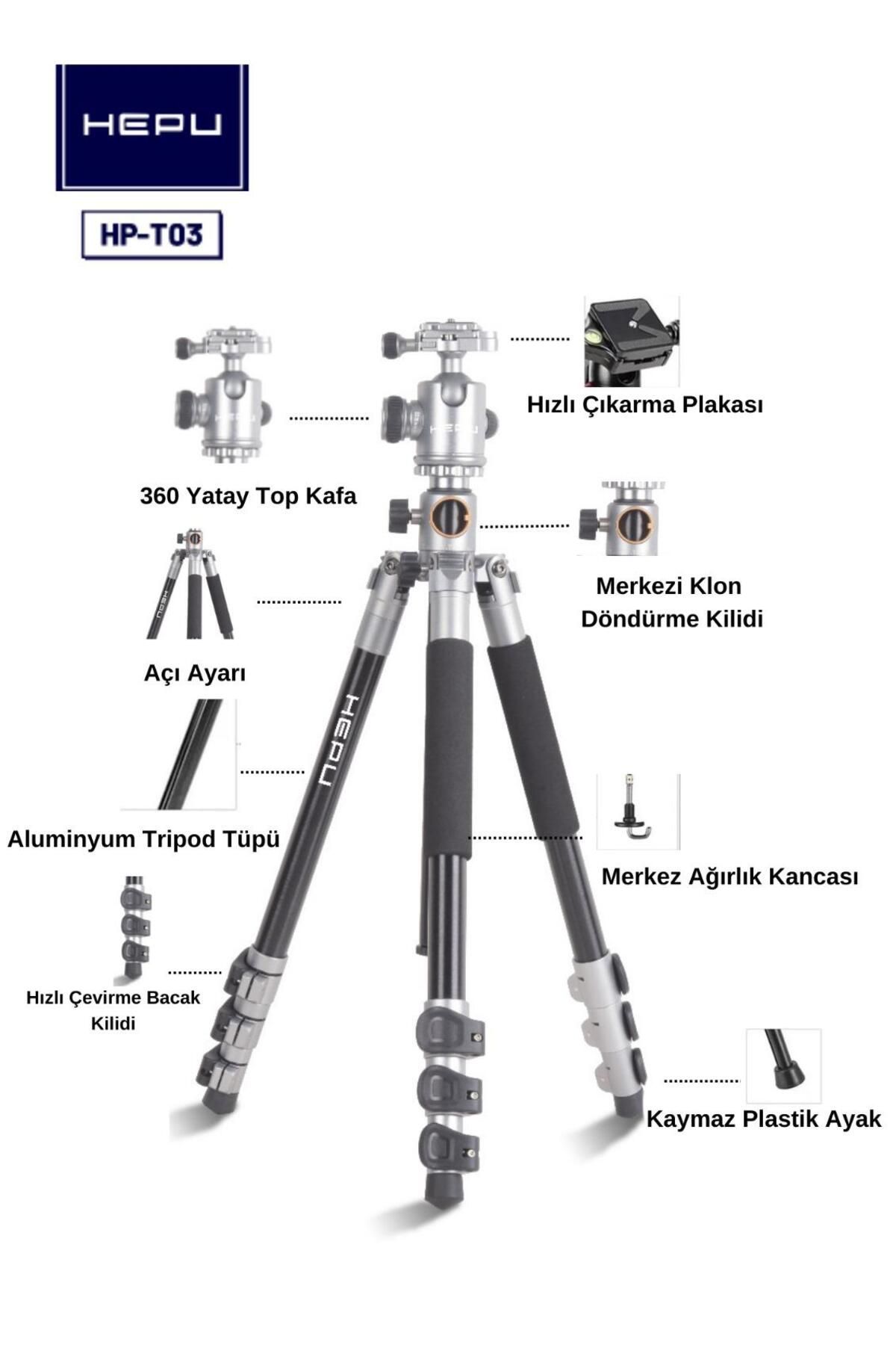 T03%20360%20Crossbar%20Tripod%20Profesyonel%20Yatak%20Dikey%20Panaromik%20Başlı%20Tripod%20Makro%20Hassas%20160%20cm