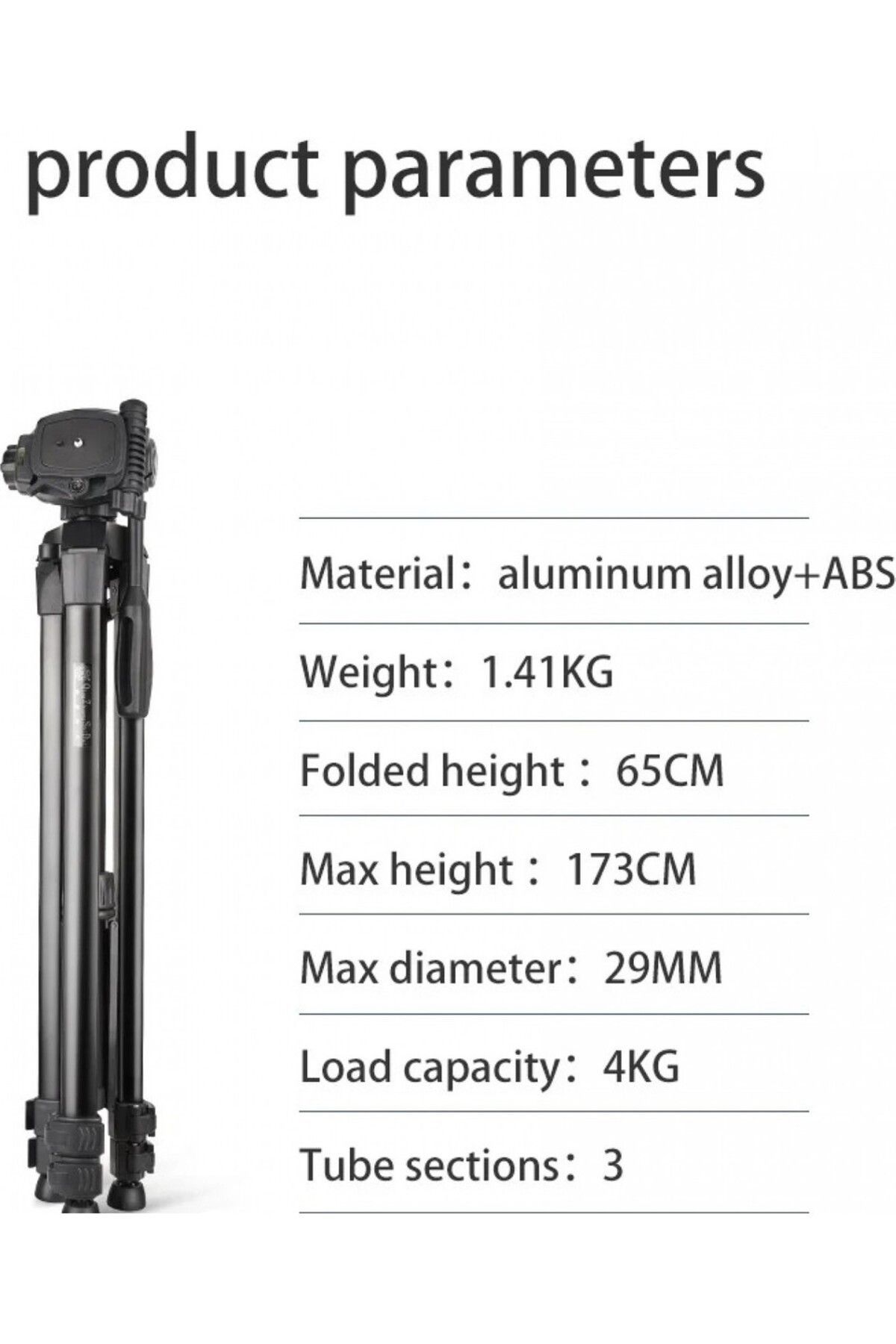 hp%20T04%20Alüminyum%20173%20cm%20Tripod%20Profesyonel%20Taşınabilir%20Dslr%20Cep%20Telefonu%20Tripodu