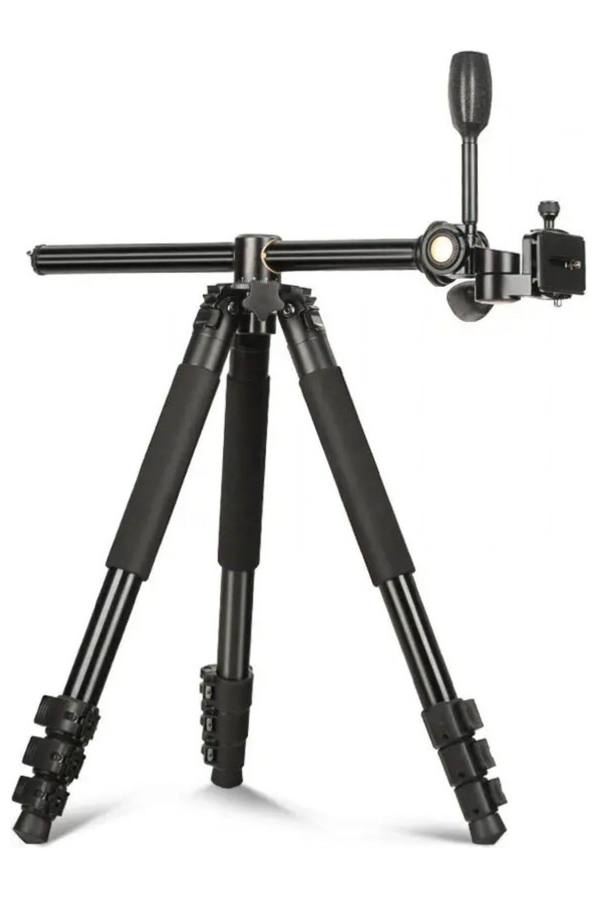 T06%20Profesyonel%20Tripod%20190%20cm%20Yatay%20Kullanım%20Fonksiyonlu%20Panoromik%20360%20Derece%20Dönebilir%20Monopod