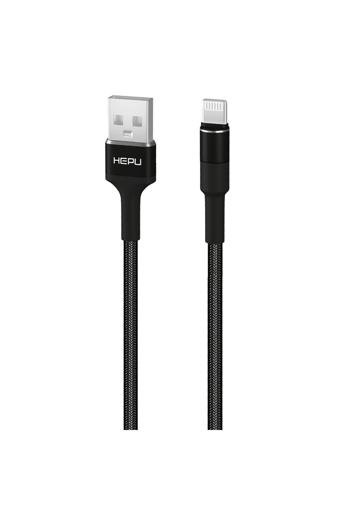 Hp-416%20Solid%20Usb%20-%20Iph%20Lightning%20Qc3.0%203.1a%20Şarj%20Kablosu%201mt%20Siyah