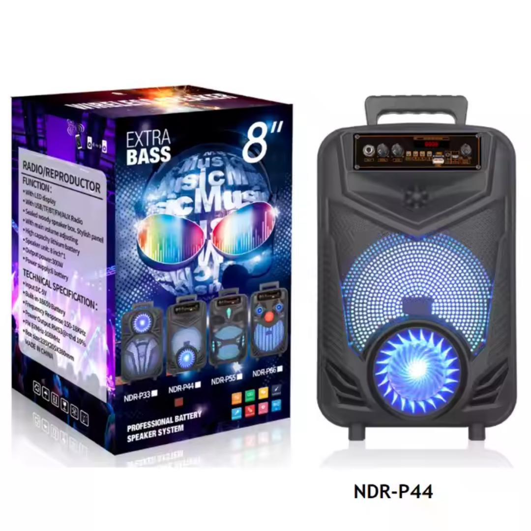 NDR-P44%20Mikrofonlu%20Kumandalı%20Rgb%20Ledli%20Taşınabilir%20Bluetooth%20Hoparlör%20Usb-Tf-Fm%20Radyo