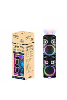 Hp 919 Taşınabilir Amfi  Kule Tipi Bluetooth Parti Hoparlörü pmpo 300 W 2*12 inc Subwoofer