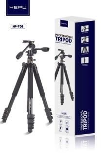 T06 Profesyonel Tripod 190 cm Yatay Kullanım Fonksiyonlu Panoromik 360 Derece Dönebilir Monopod